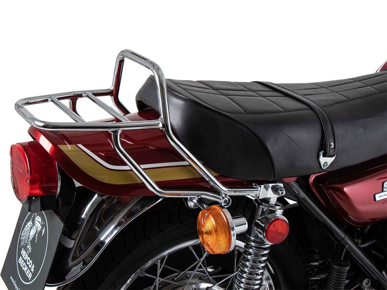 Hepco&Becker Top carrier chrome for Kawasaki Z900 from 1973 to 1976/ Z1000A from 1977 to 1978