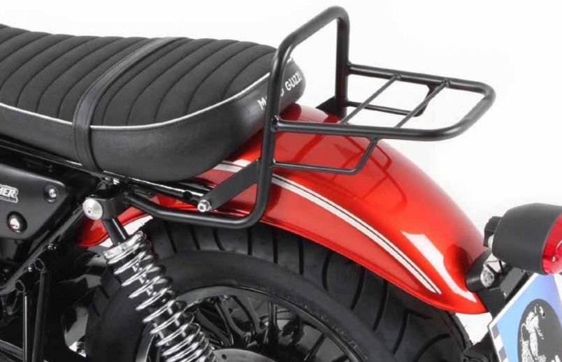 Hepco&Becker Top carrier black for Moto Guzzi V9 Roamer from 2016 (short saddle)