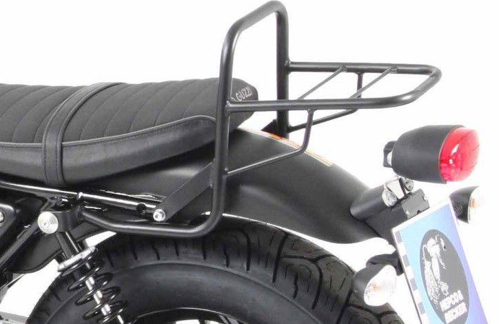 Hepco&Becker Top carrier black for Moto Guzzi V9 Bobber from 2016 (short saddle)
