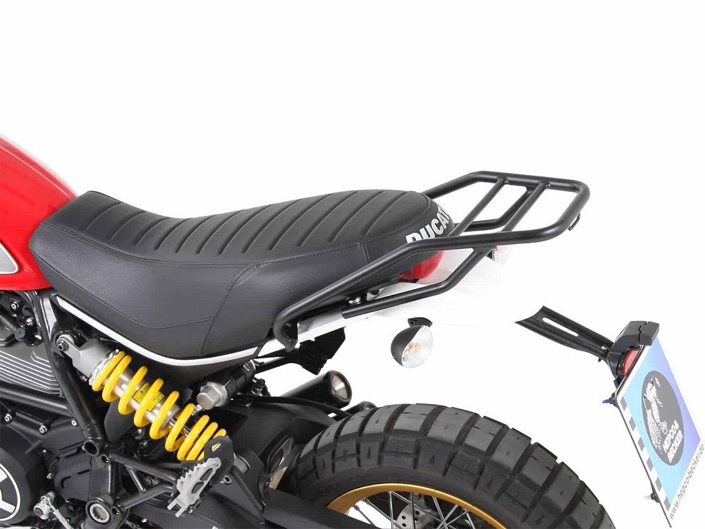 Hepco&Becker Top carrier ''Tube Rack'' black for Ducati Scrambler 400 Sixty2 from 2016