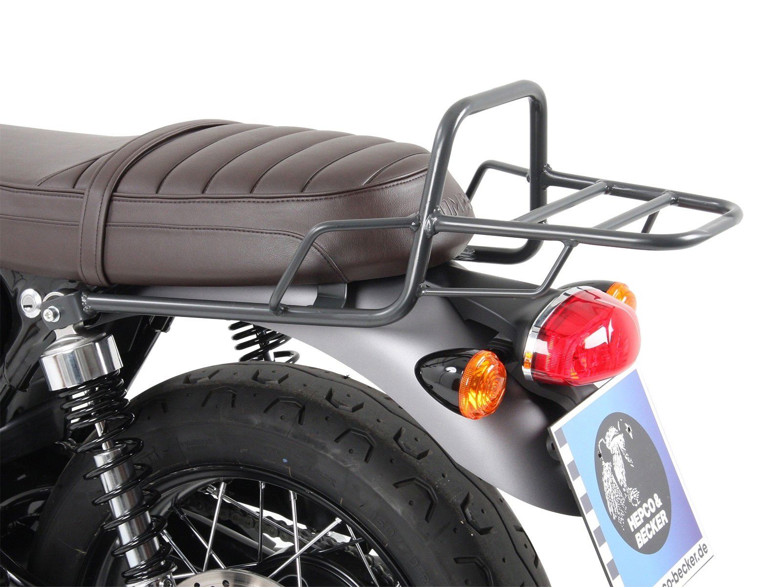 Hepco&Becker Top carrier black for Triumph Bonneville T100/ Black from 2017