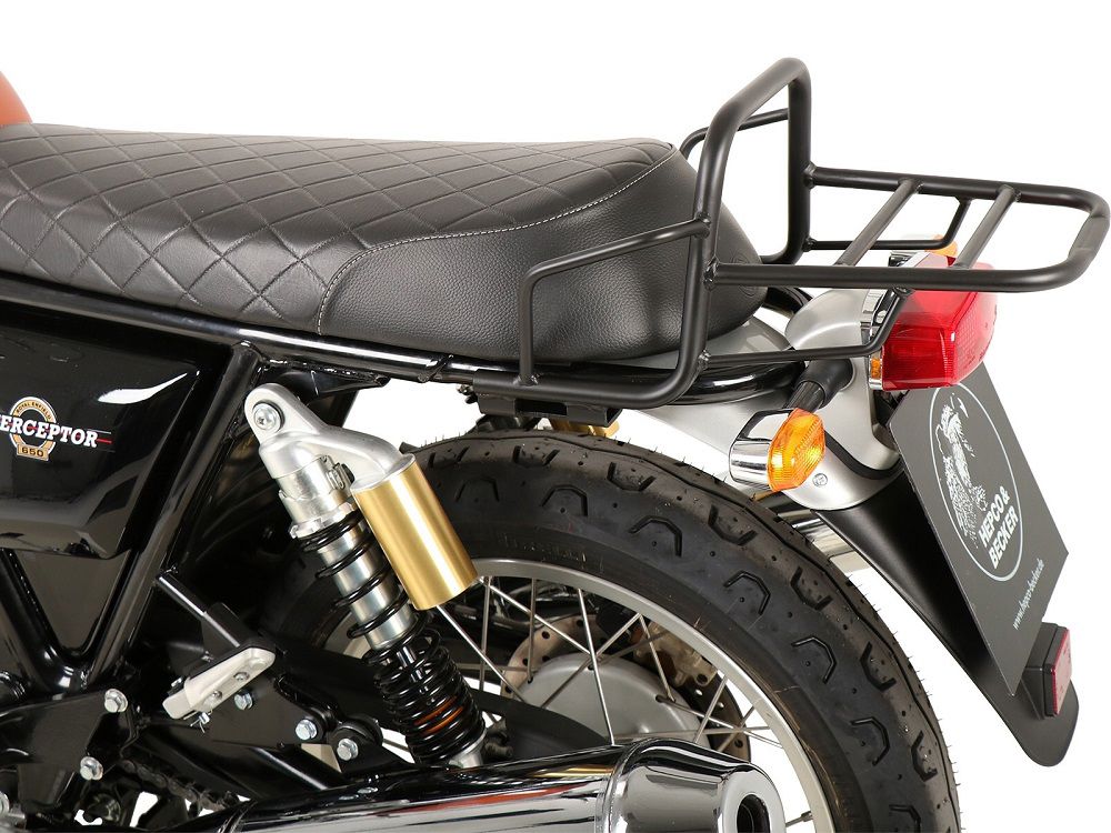 Hepco&Becker Top carrier ''Tube Rack'' black for Royal Enfield Interceptor 650 from 2018