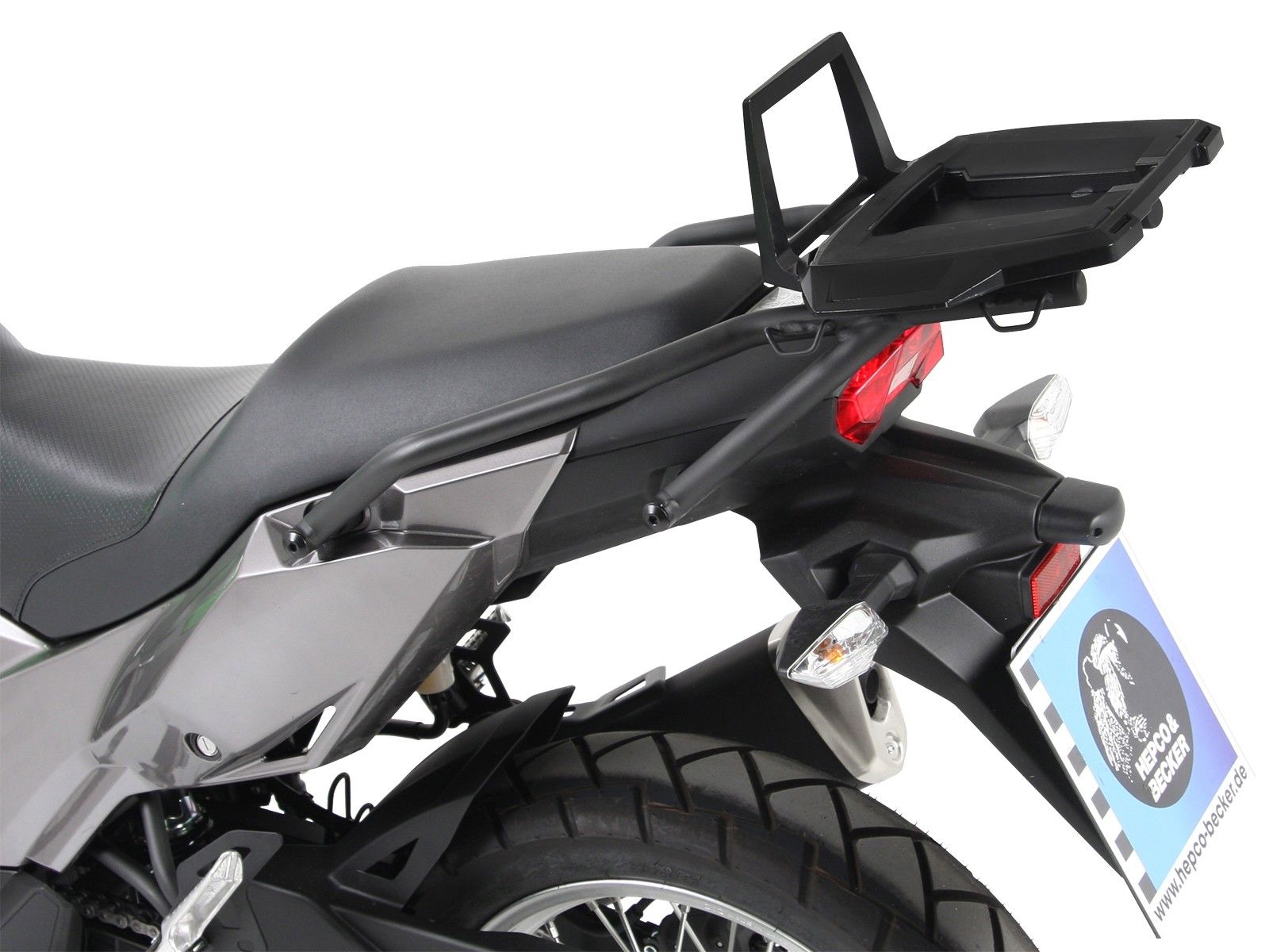 Hepco&Becker Top carrier Alurack black for Kawasaki VERSYS X300 from 2017