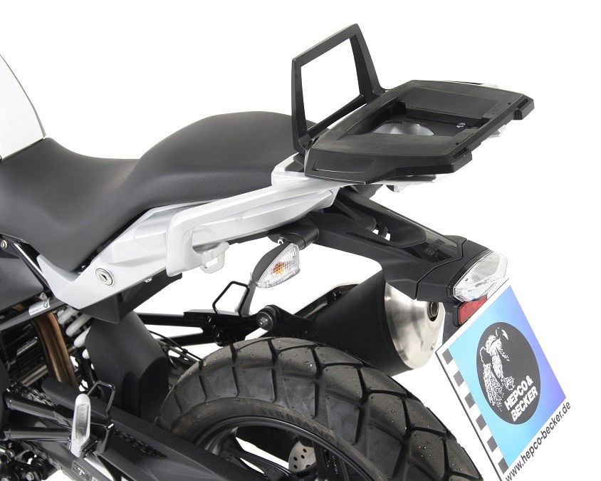 Hepco&Becker Top carrier Alurack black for BMW G310GS from 2017