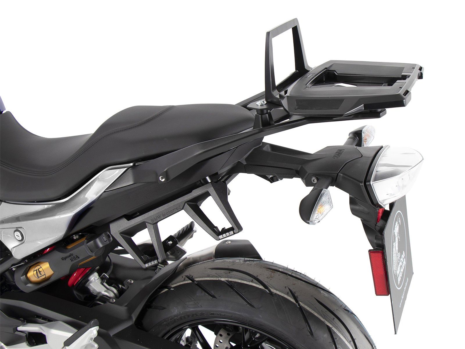 Hepco&Becker Top carrier Alurack black for original rack for BMW F900XR from 2020