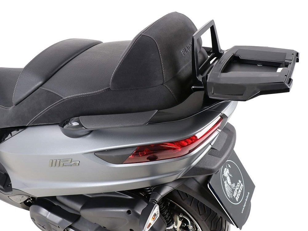 Hepco&Becker Top carrier Alurack black for Piaggio MP3 500 from 2015 to 2021