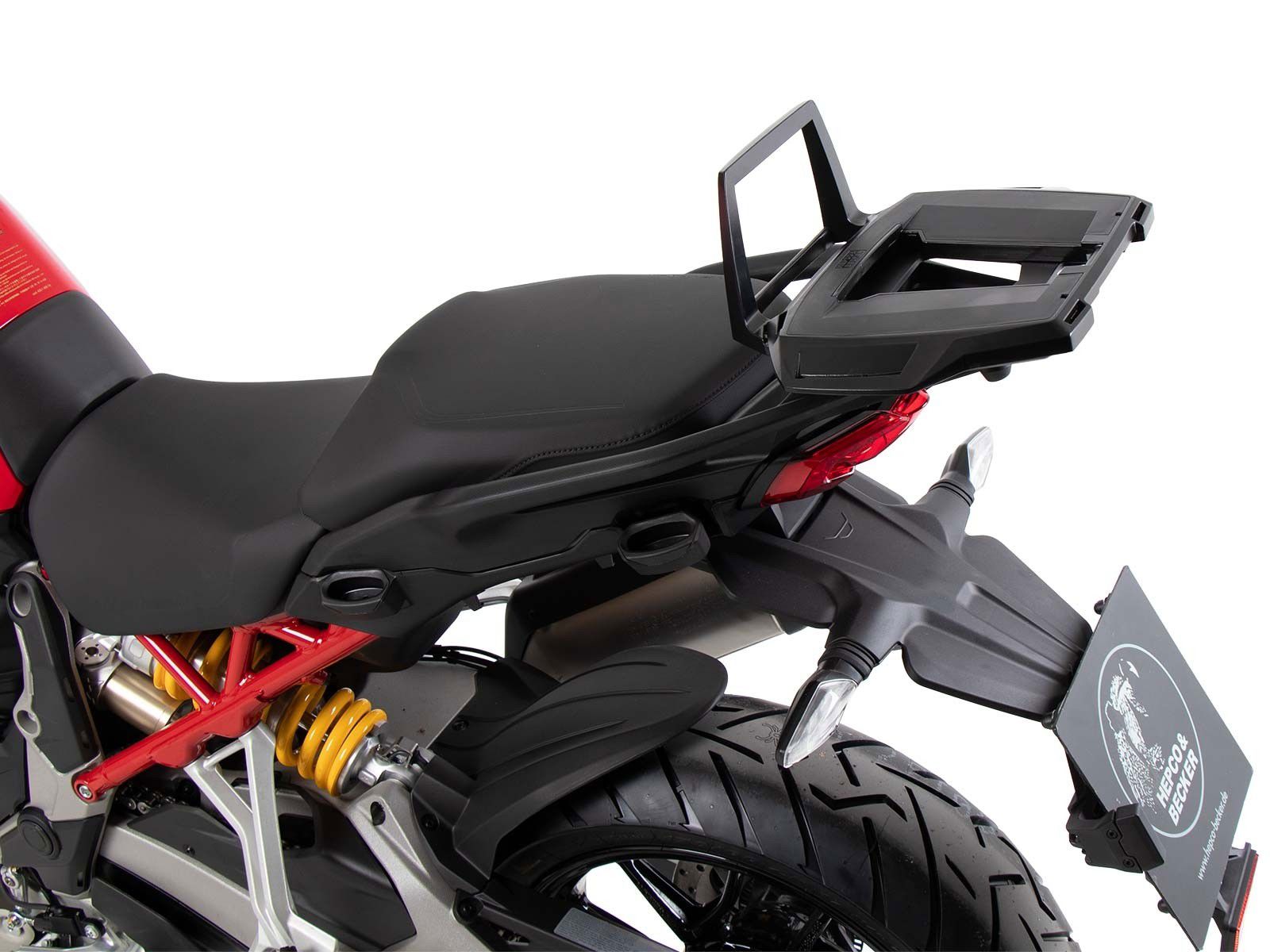 Hepco&Becker Top carrier Alurack black for Ducati Multistrada V4 / S / S Sport from 2021