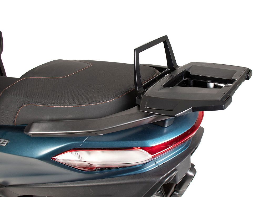Hepco&Becker Top carrier Alurack black for Piaggio MP3 Exclusive from 2022
