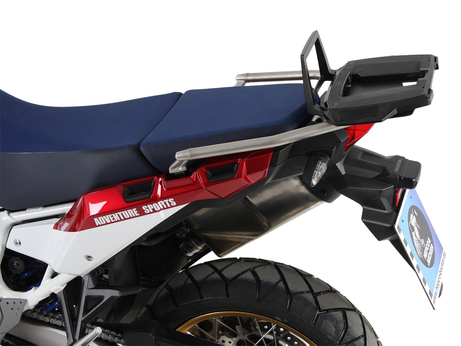 Hepco&Becker Top carrier Alurack black for Honda CRF1000L Africa Twin Adventure Sports from 2018