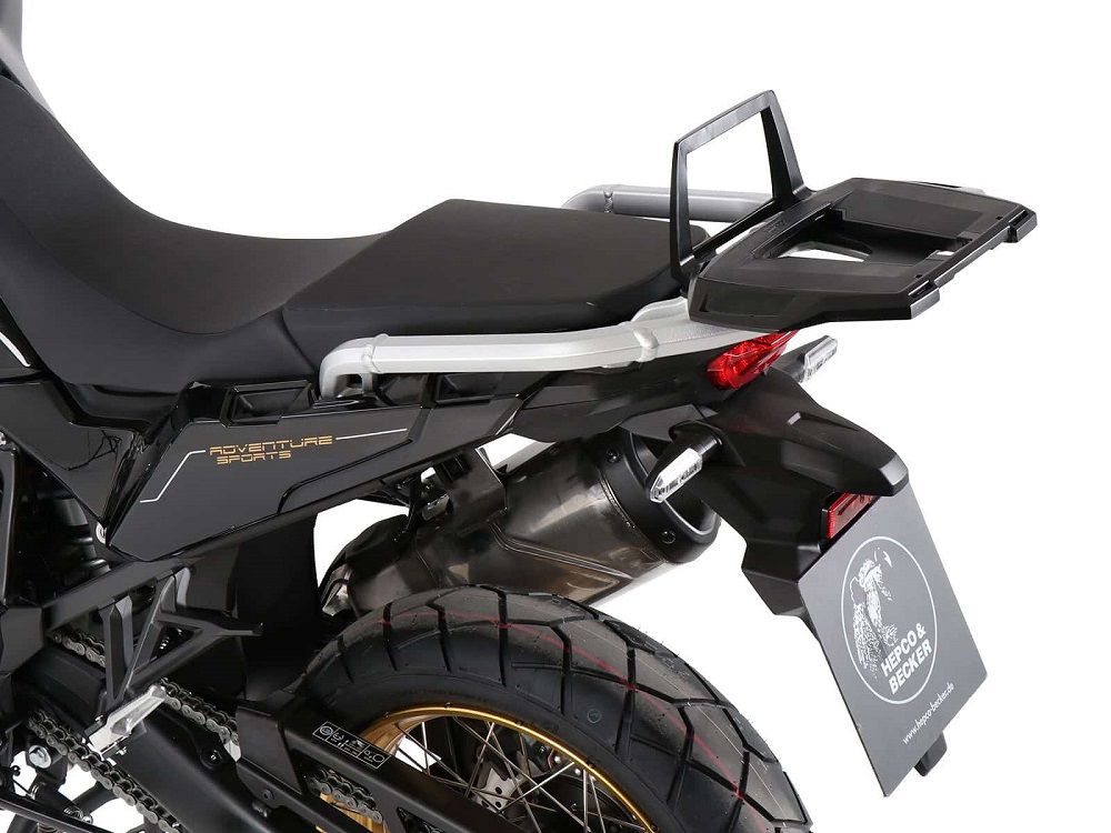 Hepco&Becker Top carrier Alurack black for Honda CRF1100L Africa Twin from 2020 to 2024