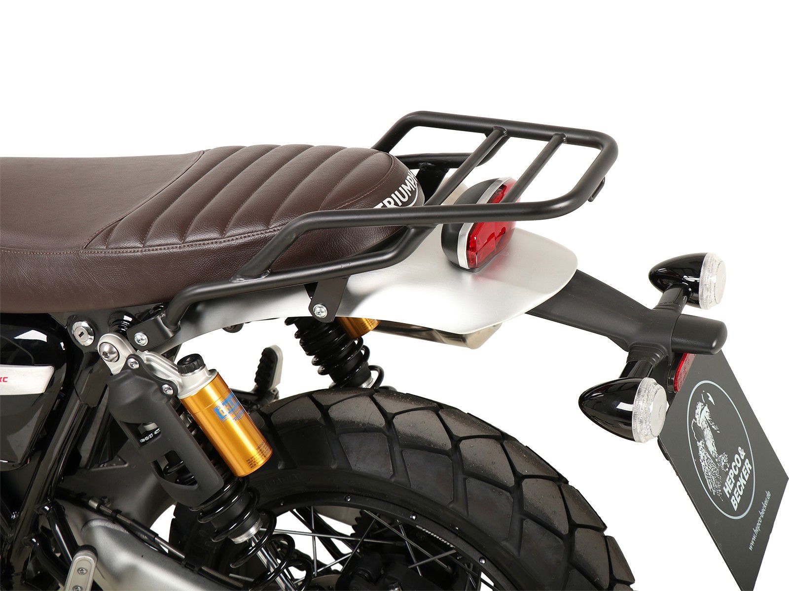 Hepco&Becker Top carrier black for Triumph Scrambler 1200 XE from 2019