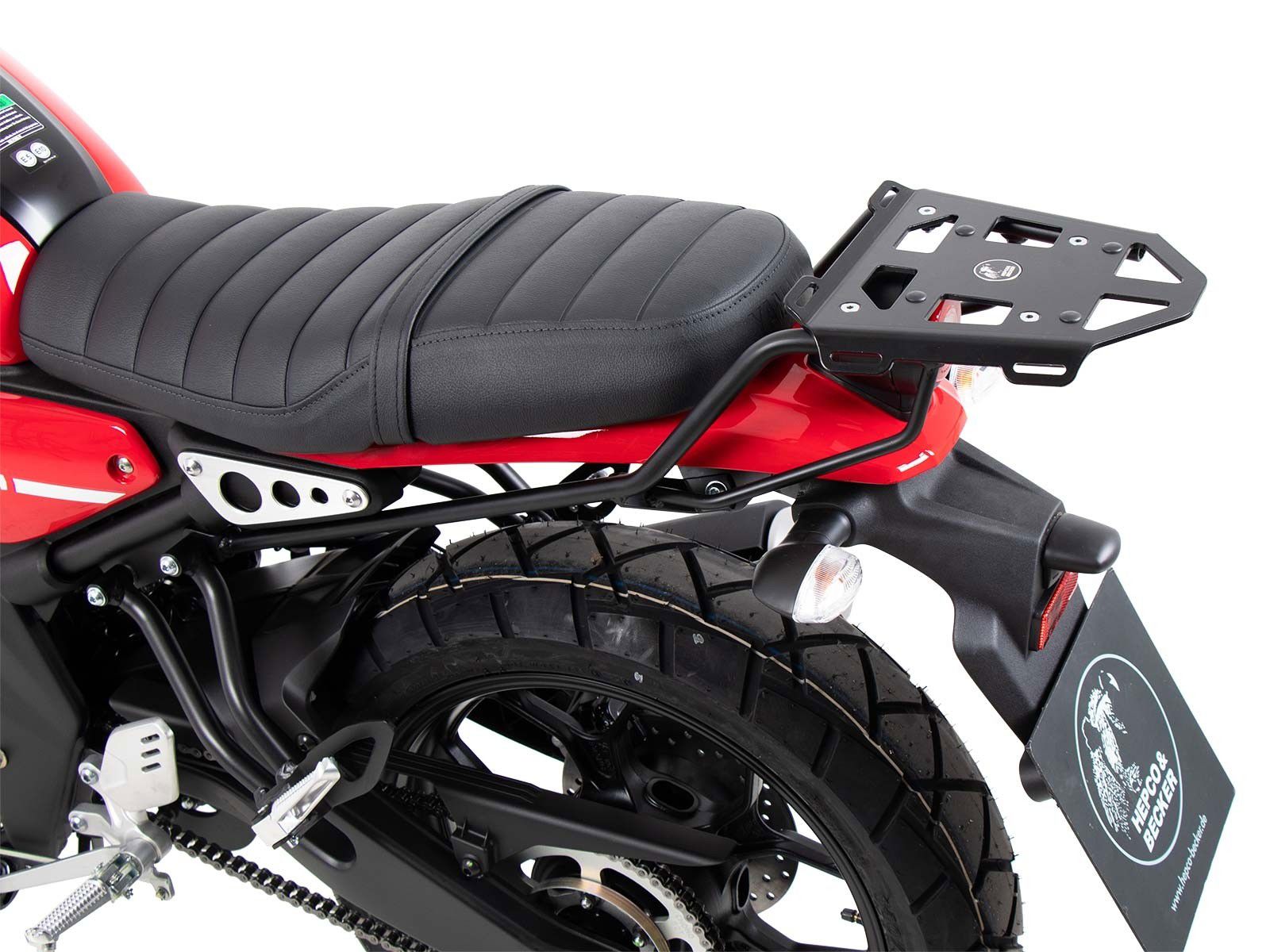 Hepco&Becker Top carrier Minirack black for Yamaha XSR125 from 2021