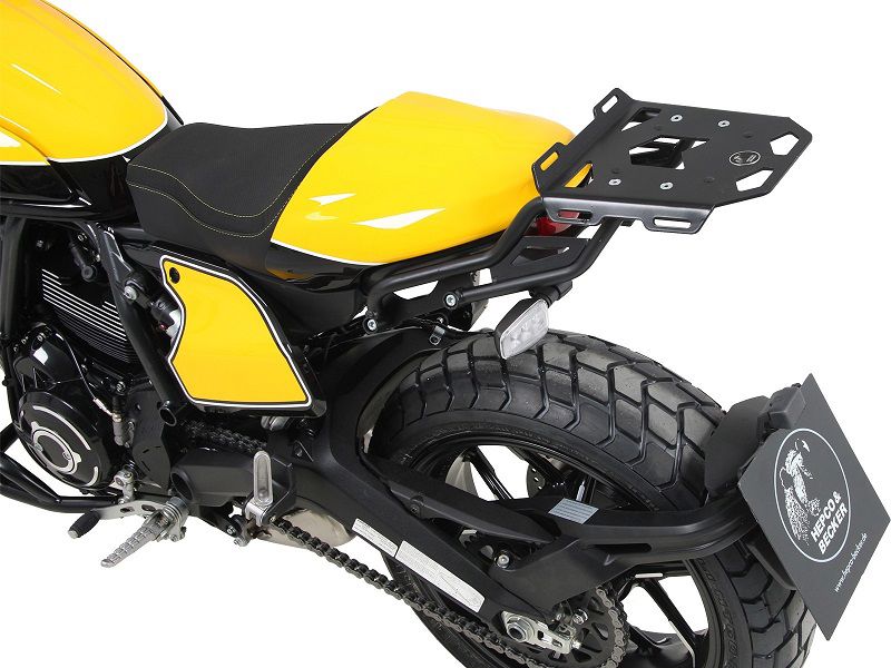 Hepco&Becker Top carrier Minirack black for Ducati Scrambler 800 from 2019 to 2022