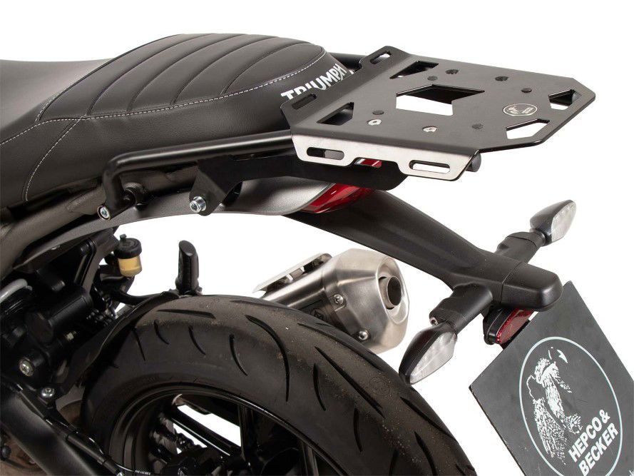 Hepco & Becker Top carrier mini rack black for Triumph Speed 400 from 2024