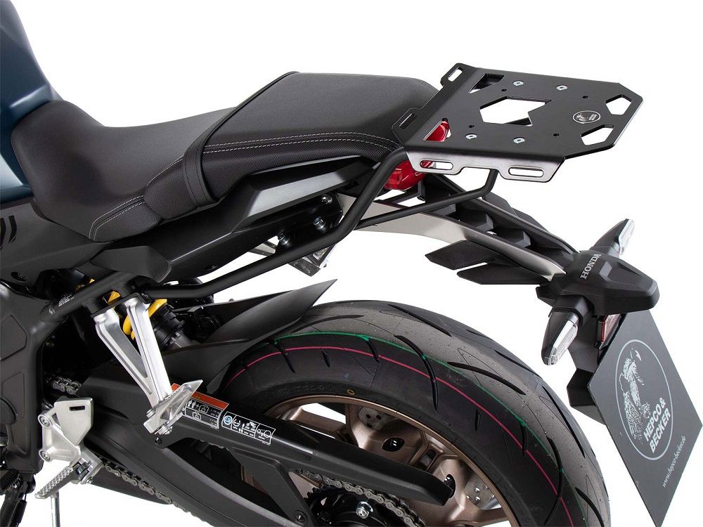 Hepco & Becker Top carrier mini rack black for Honda CBR650R from 2021