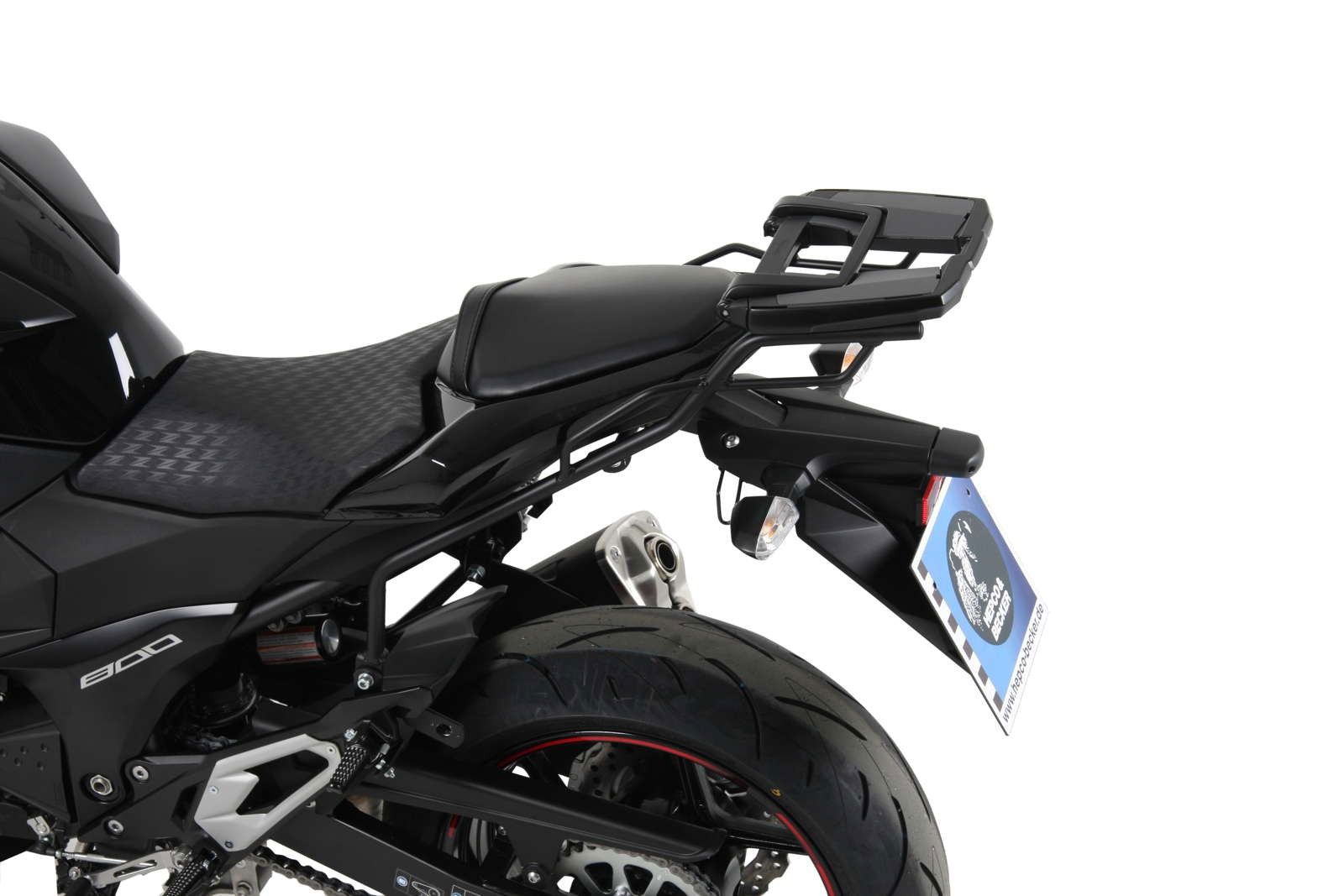 Hepco&Becker Top carrier Easyrack black for Kawasaki Z800/E from 2013 to 2016