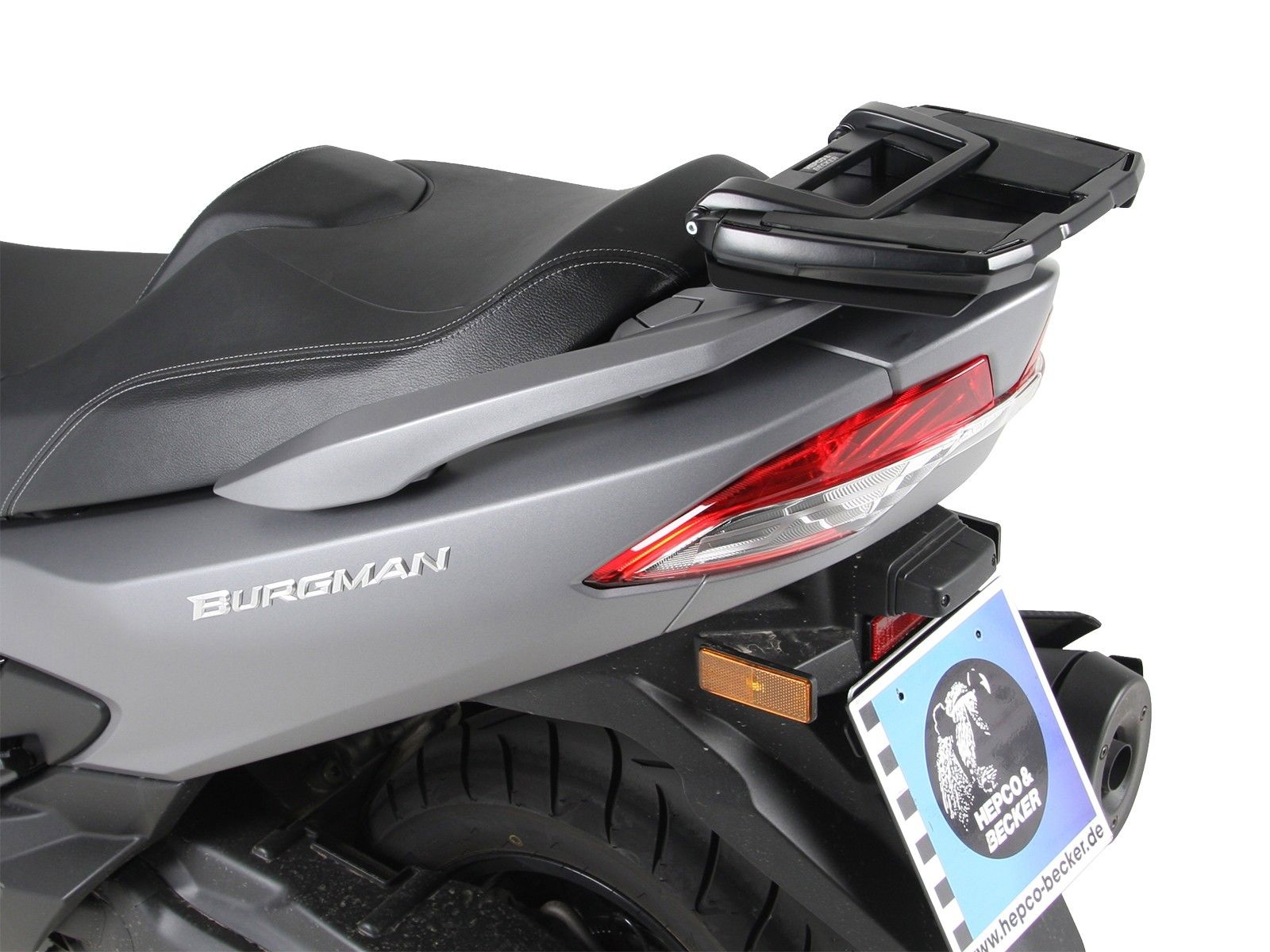 Hepco&Becker Top carrier Easyrack black for Suzuki Burgman 400 from 2017