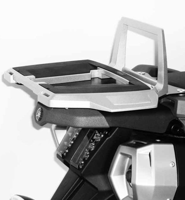 Hepco&Becker Top carrier Easyrack black for Yamaha XT660Z Tenere/ ABS from 2008 to 2016