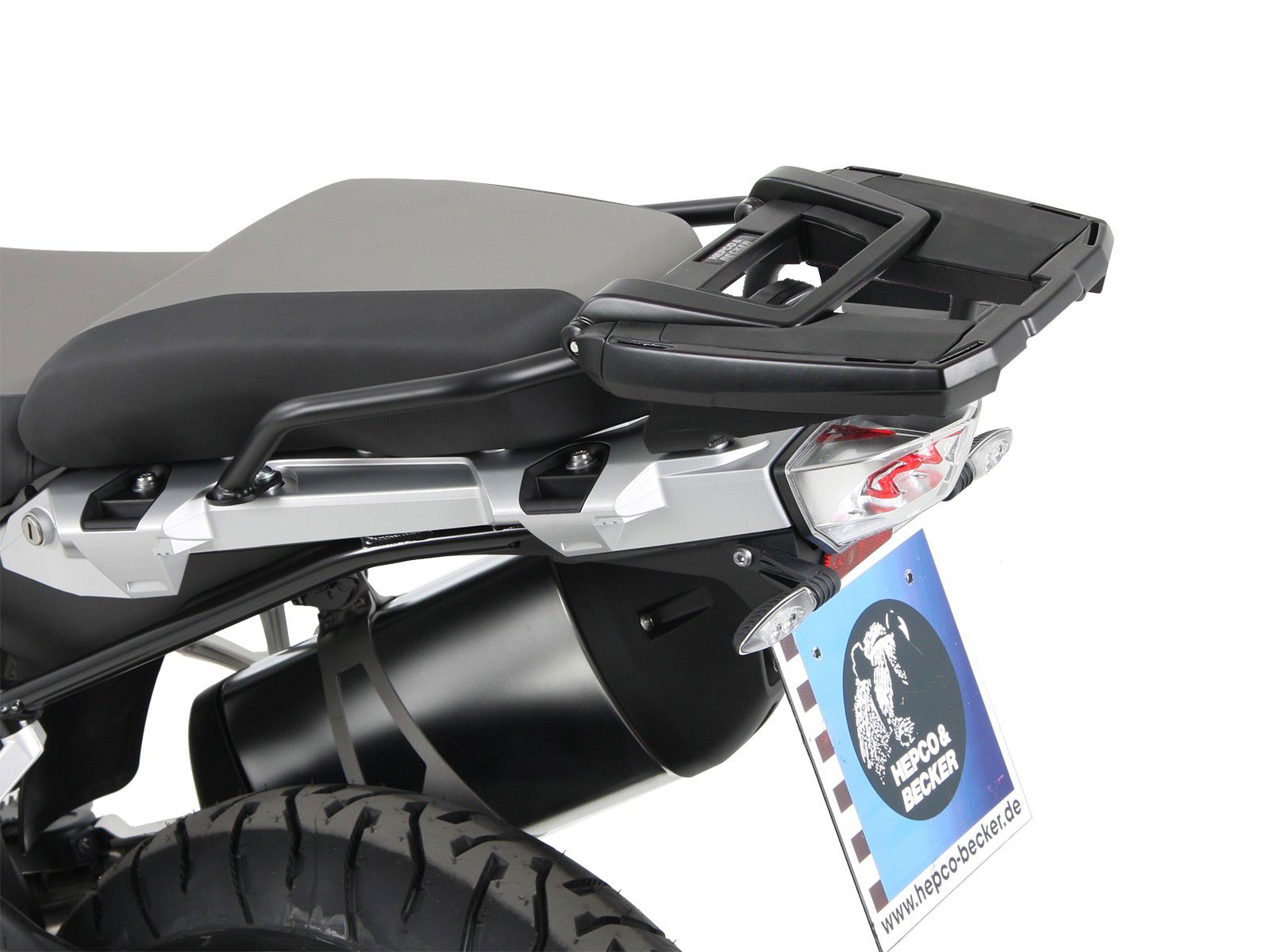 Hepco&Becker Top carrier Easyrack black for BMW R1250GS Adventure from 2019