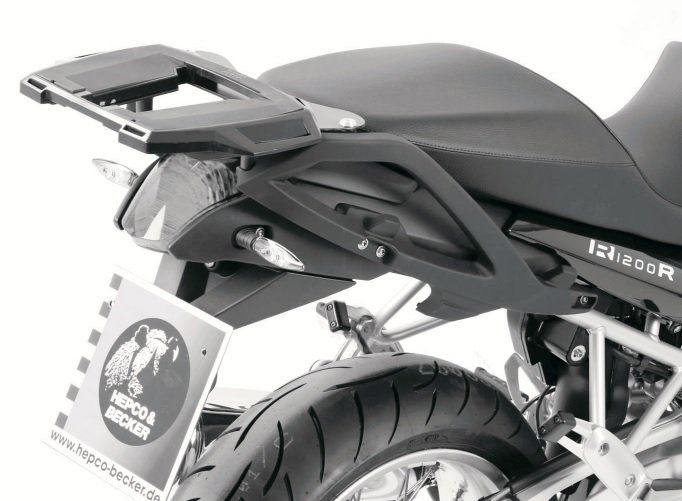 Hepco&Becker Top carrier Easyrack black for BMW R1200R from 2007 to 2010