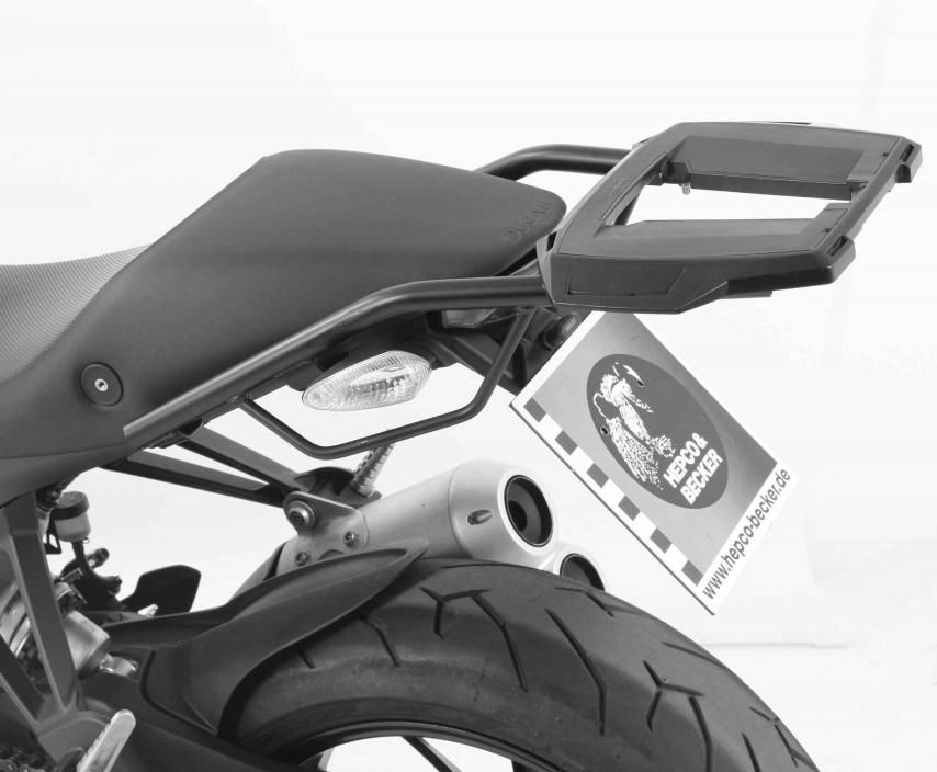 Hepco&Becker Top carrier Easyrack black for Ducati M1100 EVO from 2011 to 2013