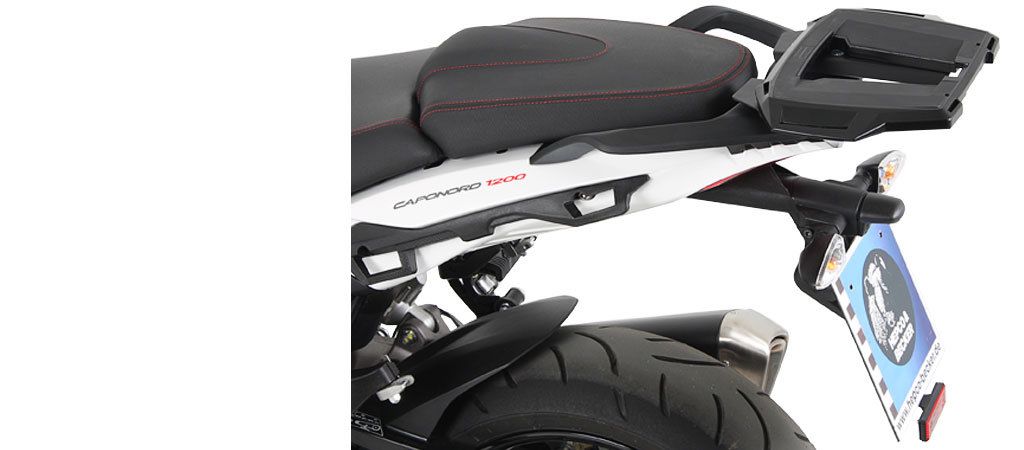 Hepco&Becker Top carrier Easyrack black for Aprilia Caponord 1200 from 2013 to 2016