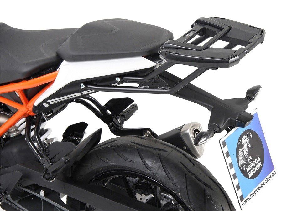 Hepco&Becker Top carrier Easyrack black for KTM 125 Duke from 2017