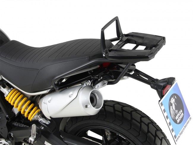 Hepco&Becker Top carrier Easyrack black for Ducati Scrambler 1100 / Special / Sport from 2018 to 2020