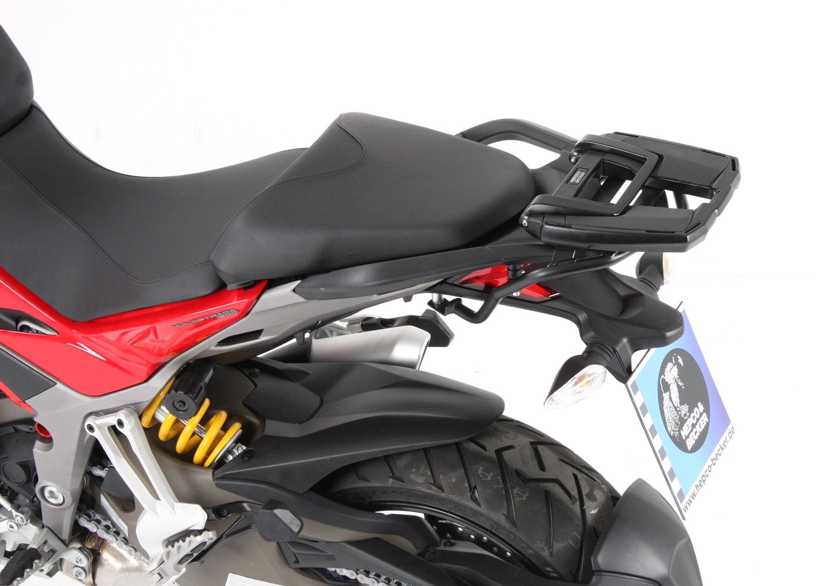 Hepco&Becker Top carrier Easyrack black for Ducati Multistrada 1260 from 2018