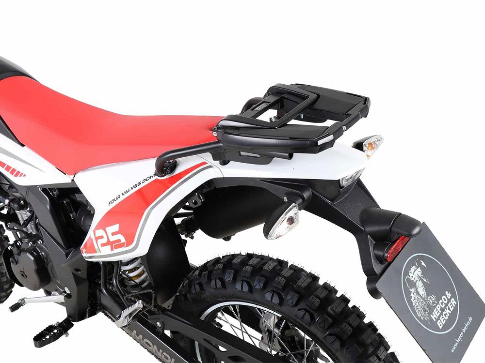 Hepco&Becker Top carrier Easyrack black for Mondial SMX125 i Enduro/ Supermoto CBS from 2019