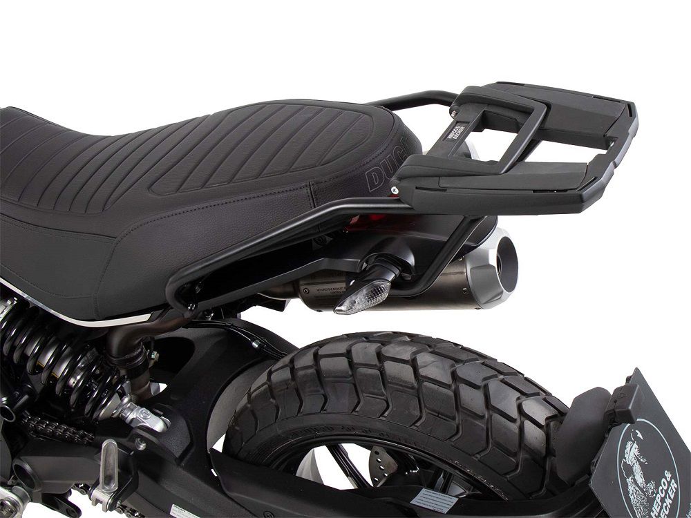 Hepco&Becker Top carrier Easyrack black for Ducati Scrambler 1100 Dark Pro from 2021