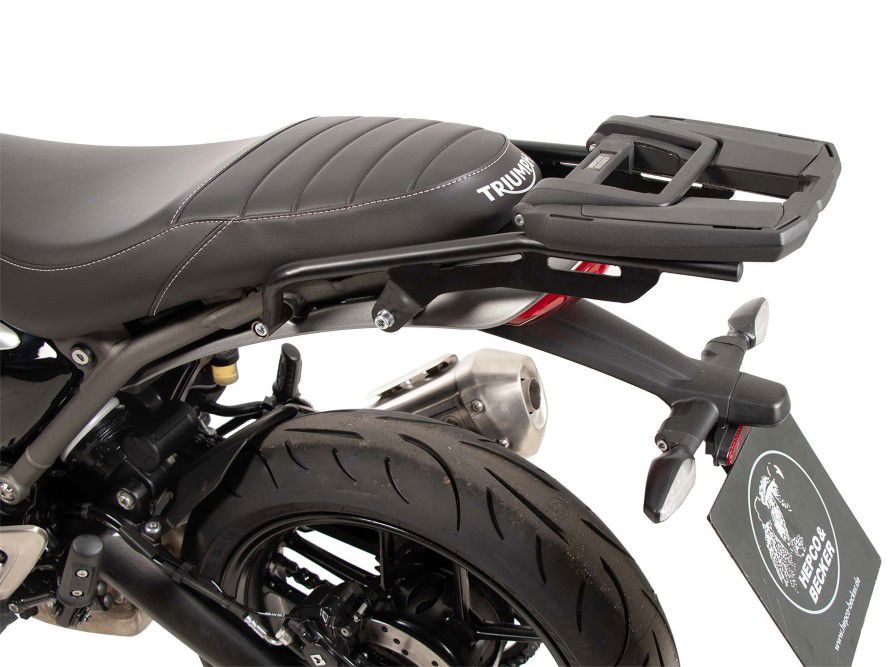 Hepco&Becker Top carrier Easyrack black for Triumph Speed 400 from 2024