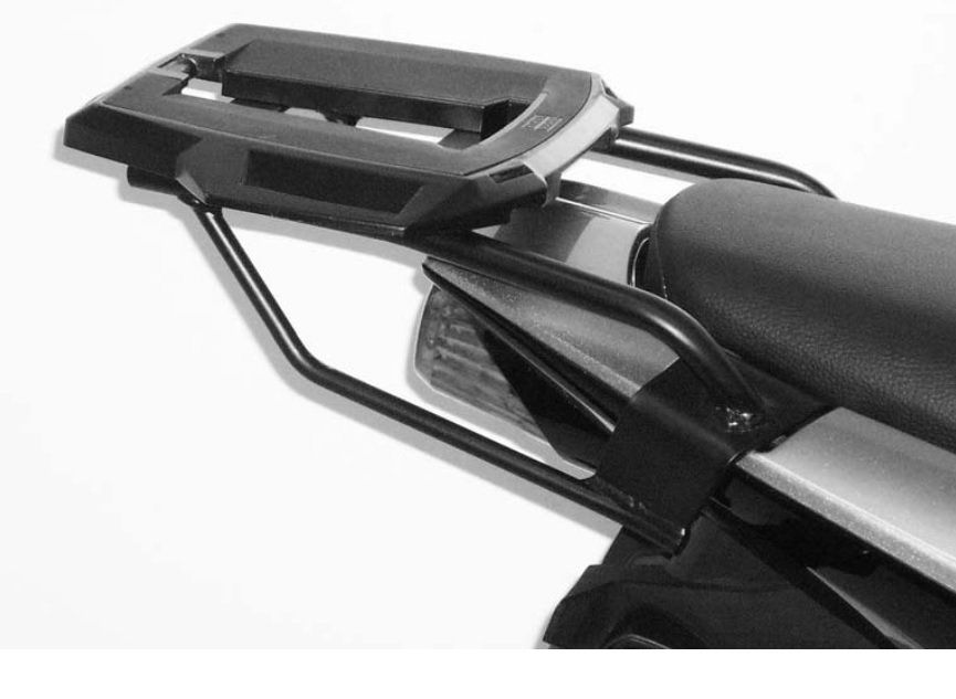 Hepco&Becker Top carrier Easyrack black for Honda CBF125 from 2008 to 2015