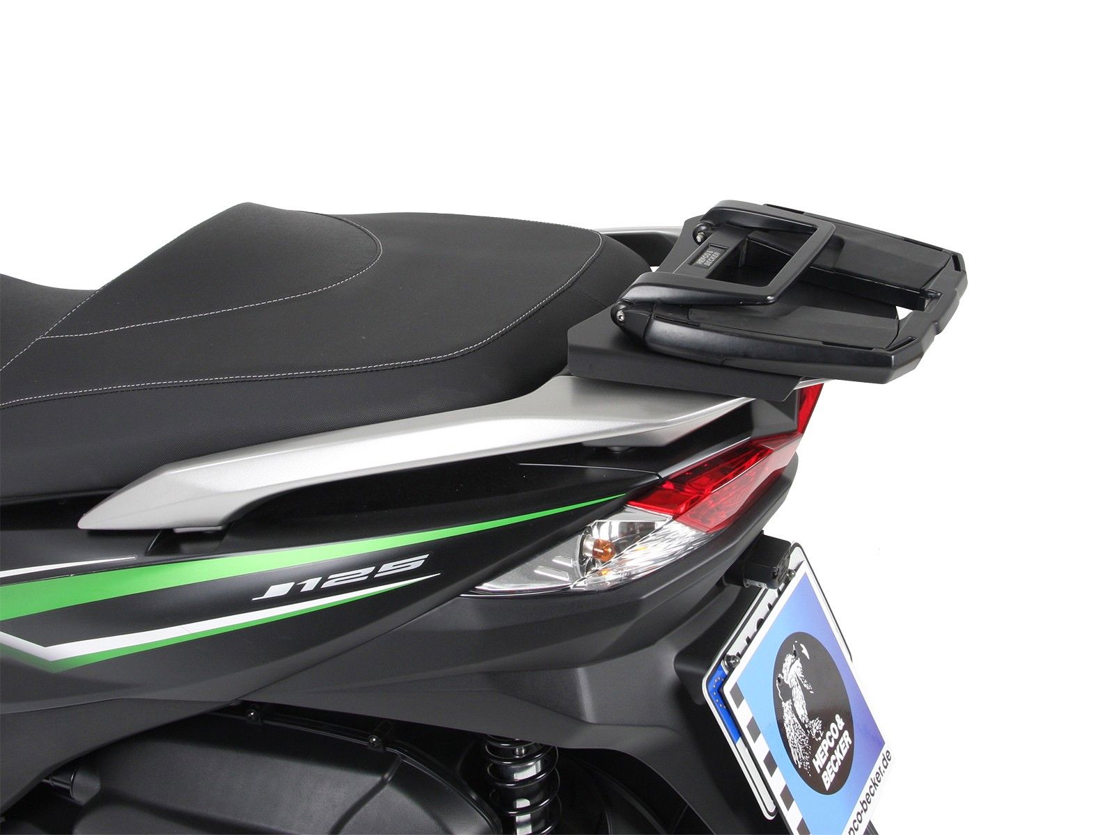 Hepco&Becker Top carrier Easyrack black for Kawasaki J125 from 2016/ J300 from 2014