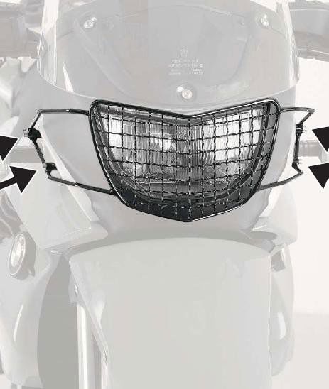 Hepco&Becker Headlight grill for BMW F650GS from 2004 to 2007