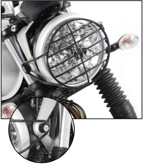 Hepco&Becker Headlight grill for Triumph Street Twin from 2016 to 2022 / Speed Twin 900 from 2022