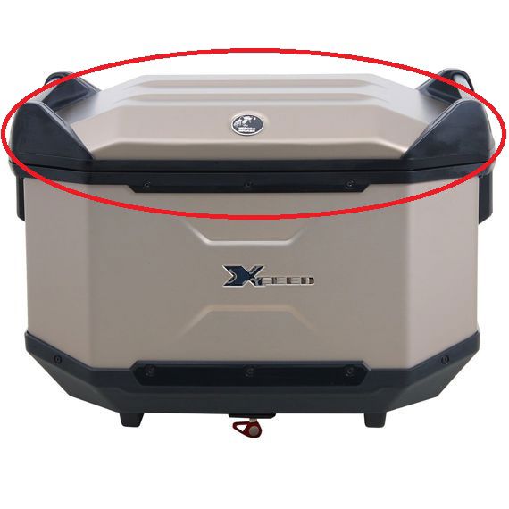 Hepco&Becker Lid silver for Xceed top case