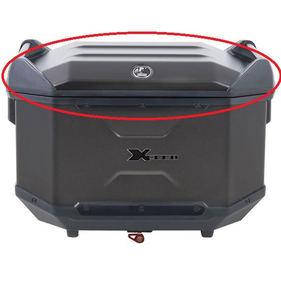 Hepco&Becker Lid Jet Black for Xceed top case