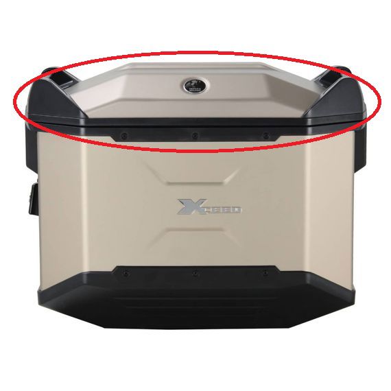 Hepco&Becker Lid silver for TC45 Xplorer top case