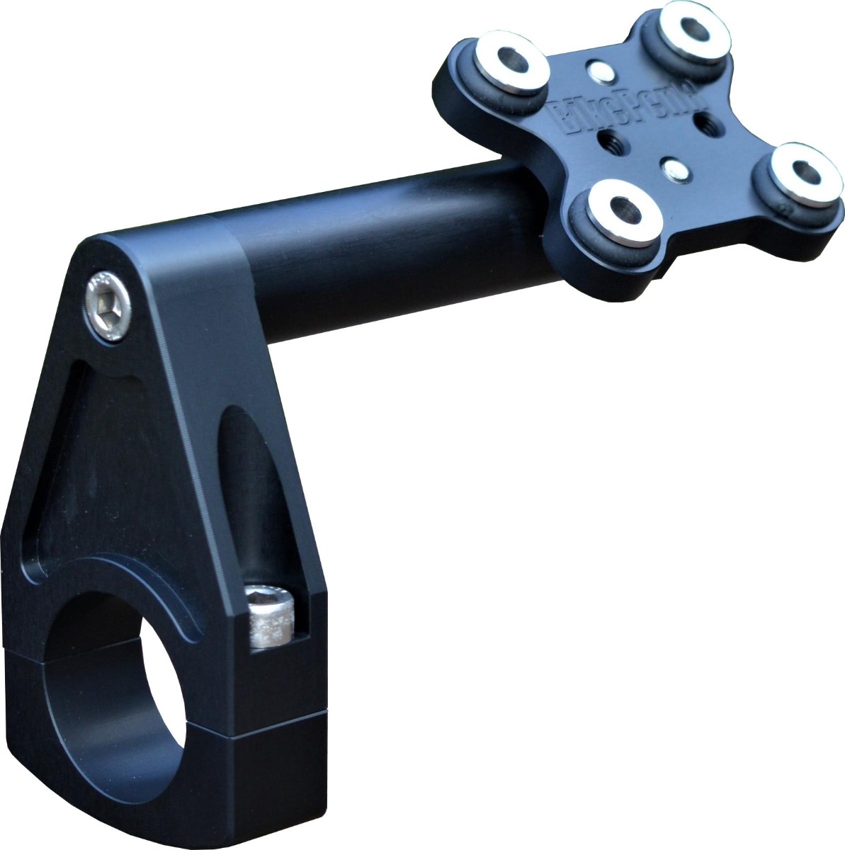BikePenR GPS and Navigation Mounting Bracket HD-2B for Harley Davidson Road King Black