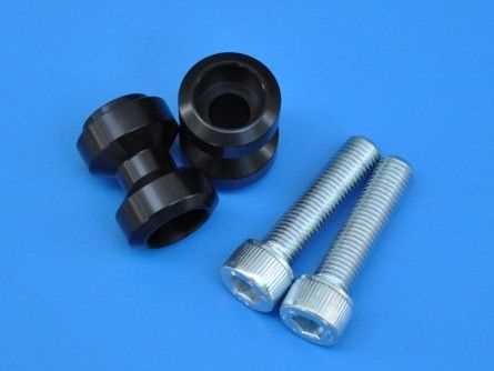 MP Bobbins alu black M10 pair