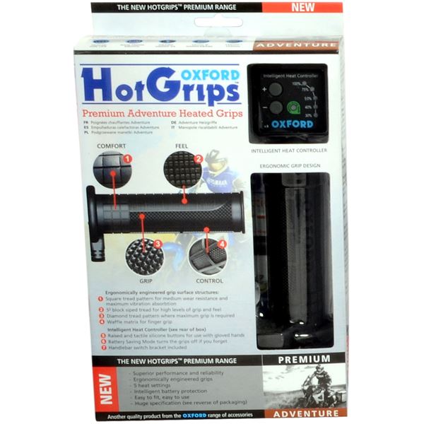 Oxford Premium Adventure Hotgrips Grip Heater