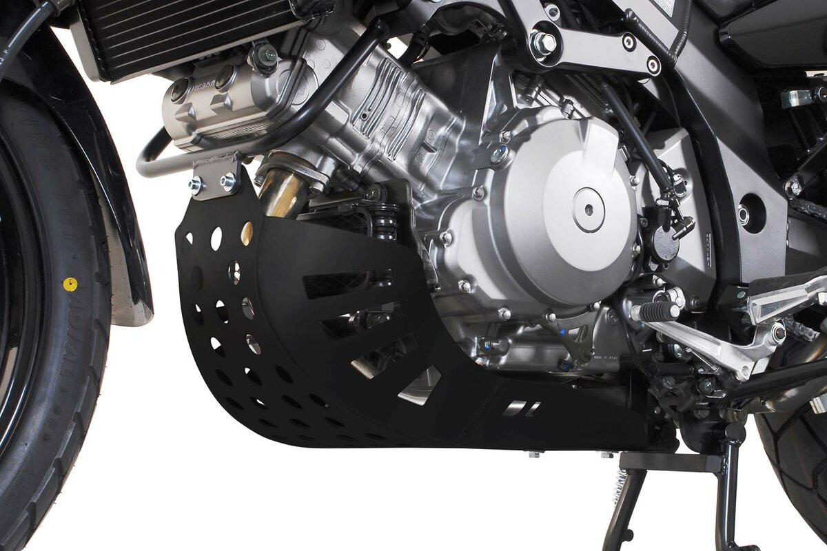 SW-Motech Crankcase Protector Black Suzuki DL 1000 V-Strom / Kawasaki KLV 1000