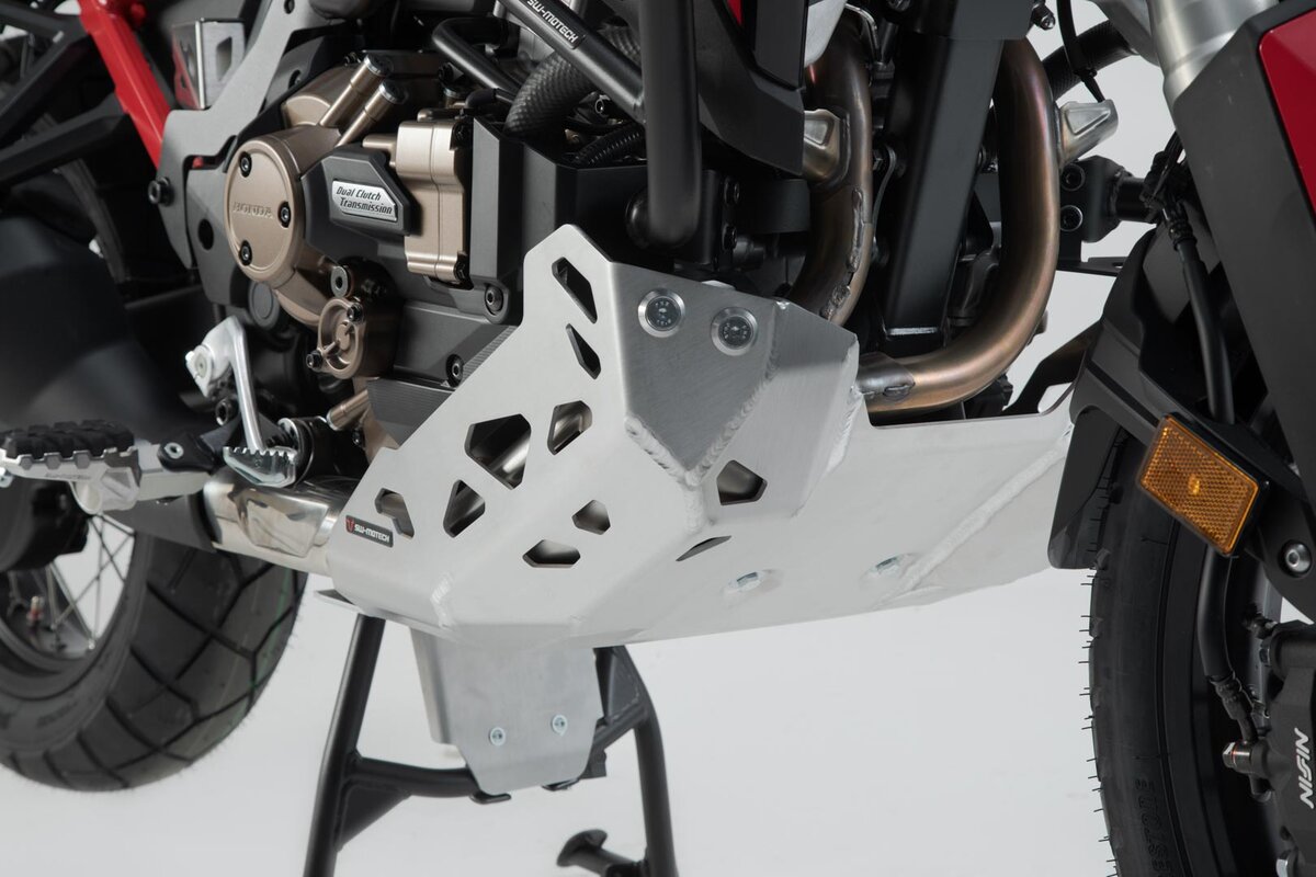 SW-Motech Crankcase Protector Silver Honda CRF 1100 L Africa Twin / Adventure Sports With SBL From 2019