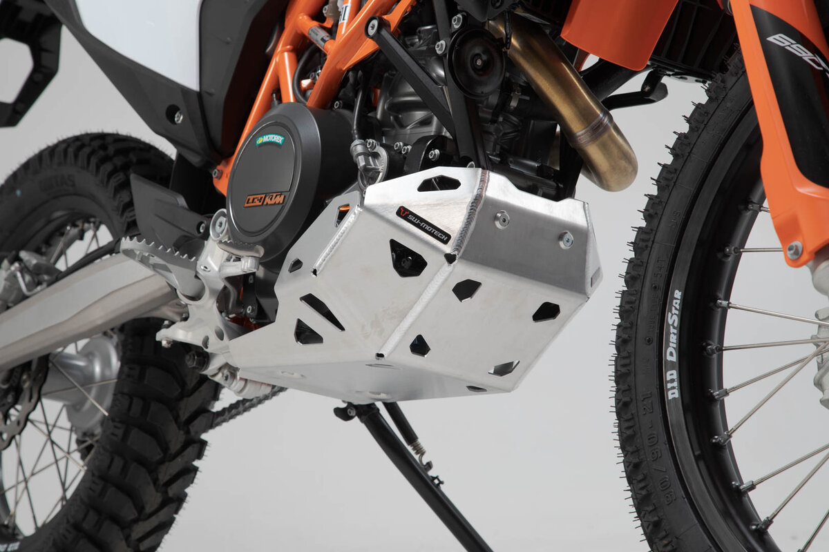 SW-Motech Crankcase Guard Silver KTM 690 Enduro / R / 690 SMC R From 2019