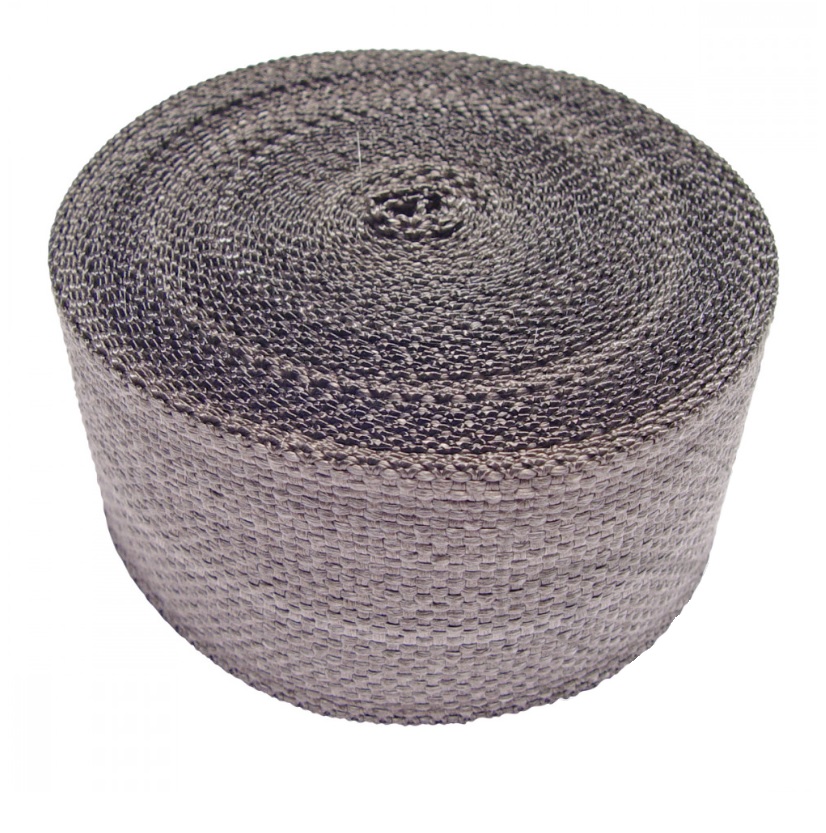 Exhaust tape grey 10 mx 50 mm x 2 mm