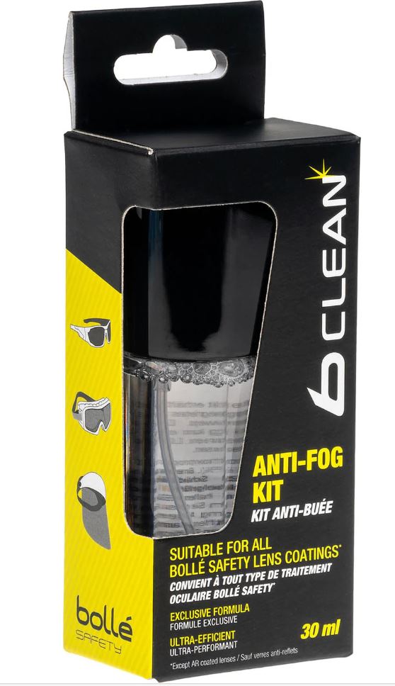 Bollé B-Clean B200 cleaning and anti-fog spray for motorcycle helmet visor and goggles