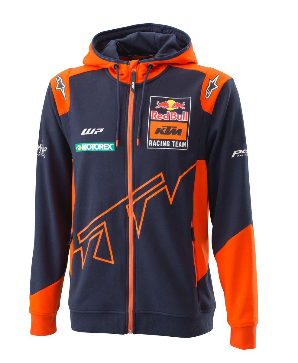 KTM Replica Team Red Bull Hooded Zipper Sweater size XL