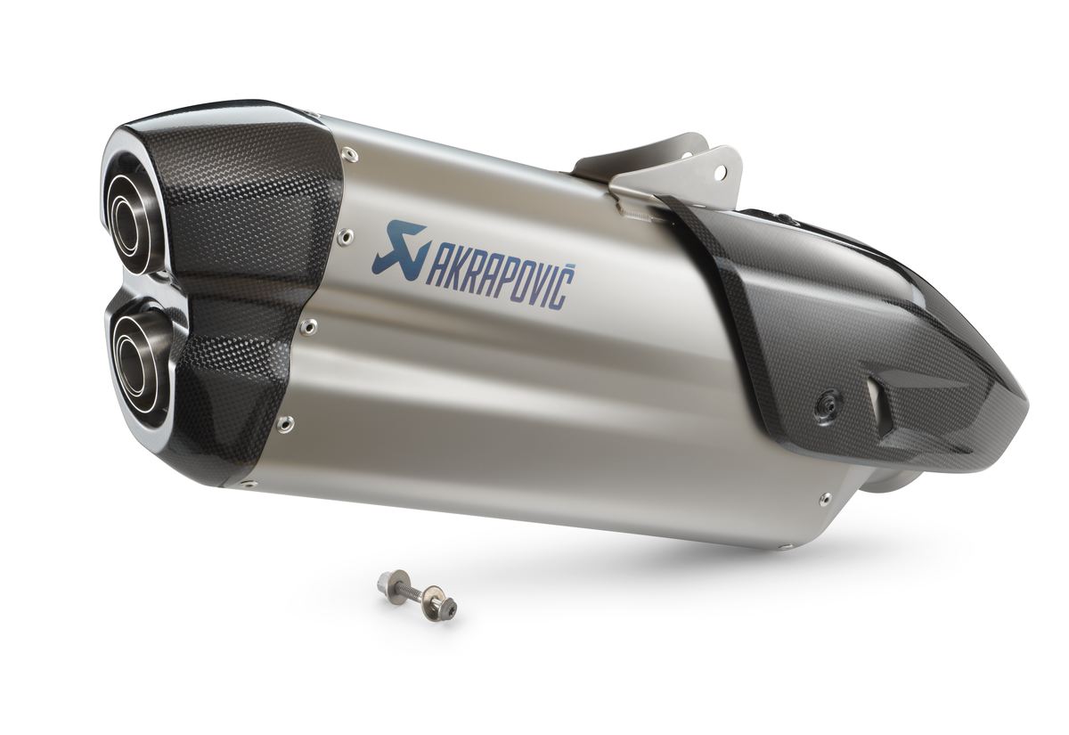 Akrapovic Exhaust Titanium slip-on KTM 1290 Adventure R / S from 2021