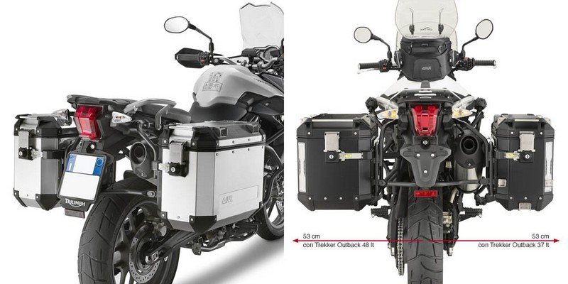 Givi PL6401CAM Side Case Rack Triumph Tiger 800 / 800 XC / 800 XR 2011-2017